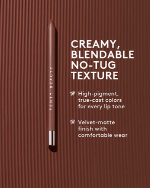 Fenty Beauty Trace'd Out Longwear Waterproof Pencil Lip Liner – benefits / formula