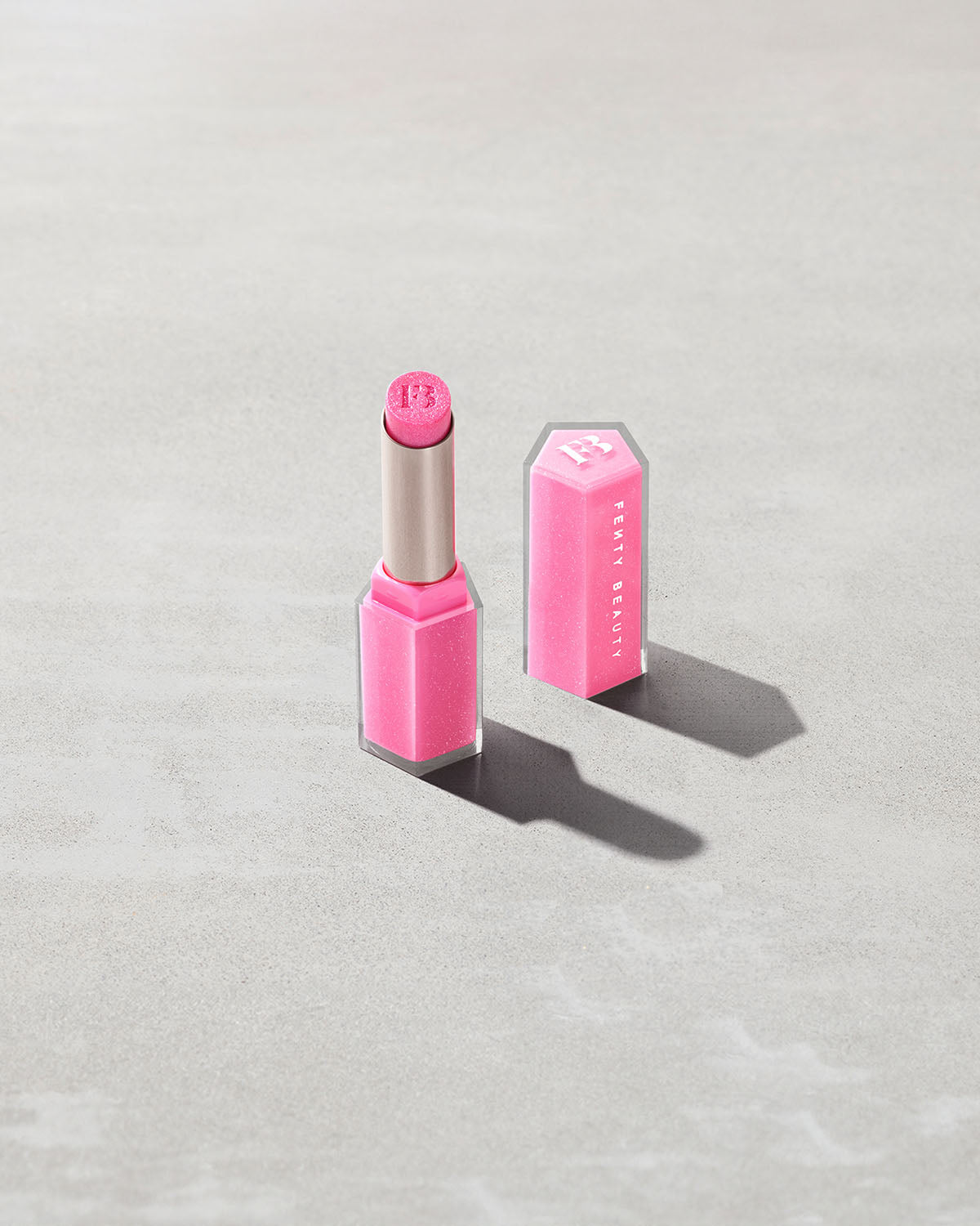 Fenty Beauty Gloss Bomb Stix High-Shine Gloss Stick – Shimmer Finish – Shimmering Flamingo Fling