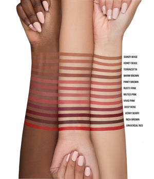 Huda Beauty Lip Contour 2.0 Automatic Matte Lip Pencil – shade range / swatches