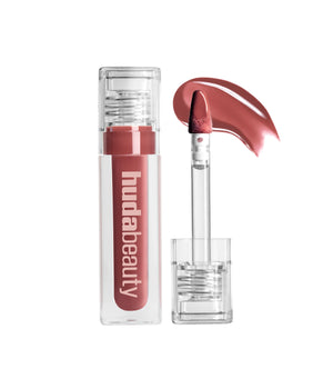 Huda Beauty FAUX FILLER Extra Shine Lip Gloss – Bombshell