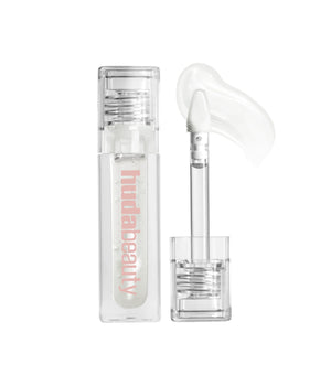 Huda Beauty FAUX FILLER Extra Shine Lip Gloss – Glassy